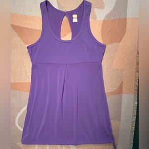 Purple Lucy tech tunic tank, M